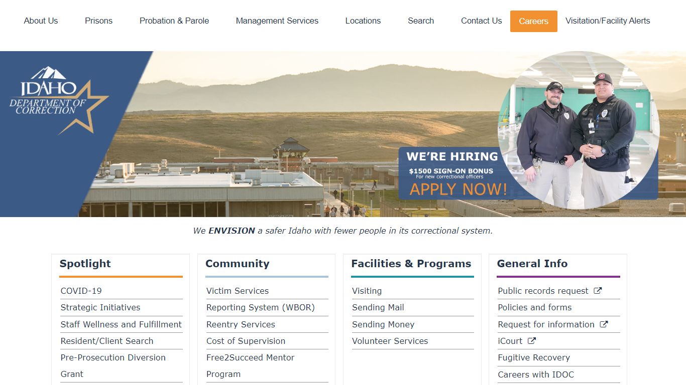 Idaho Department of Correction